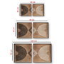 Wallity ASR_CNV2-9 50x50 Multicolor (2 Piezas)